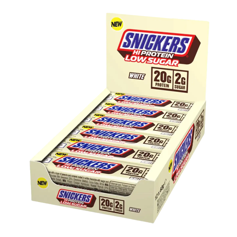 Snickers White Low Sugar High Protein Bar
