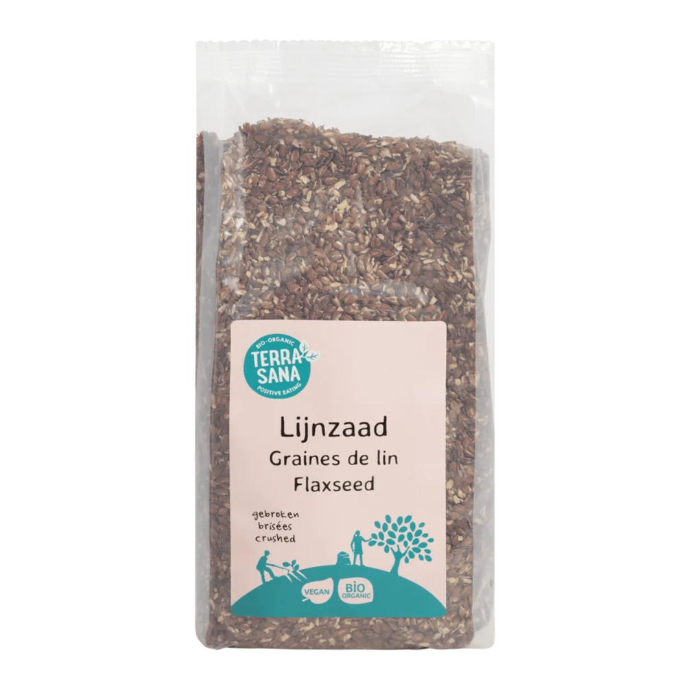 Raw Lijnzaad (Gebroken)