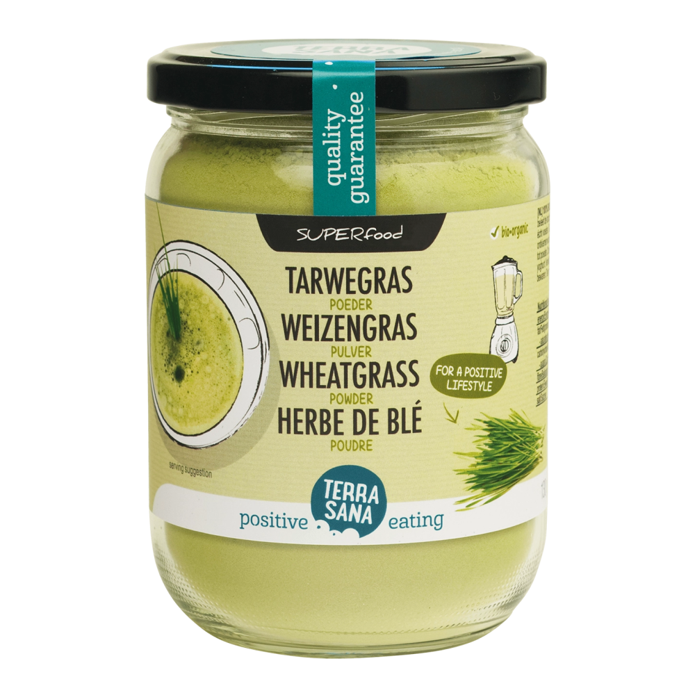 Raw Tarwegras Poeder